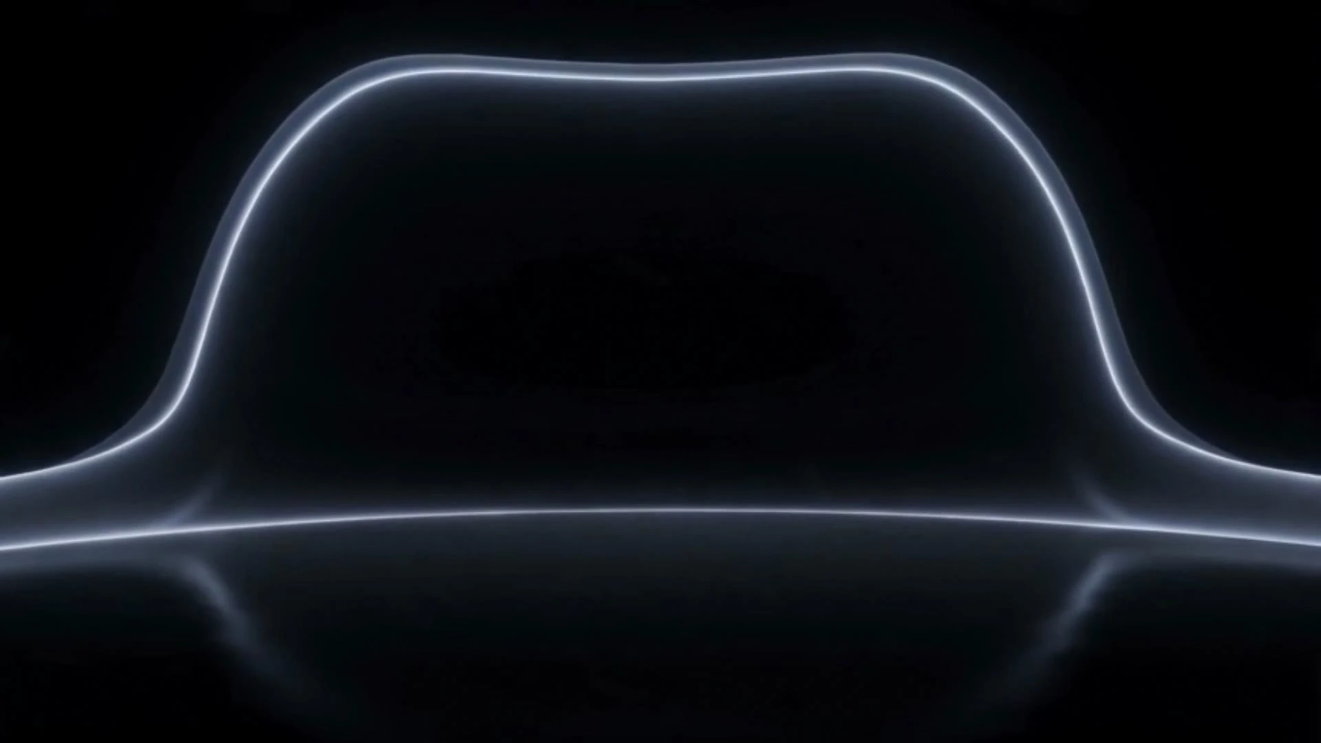 Actual ToonBee final video showing abstract light on black instead of readable Template Forge logo and slogan