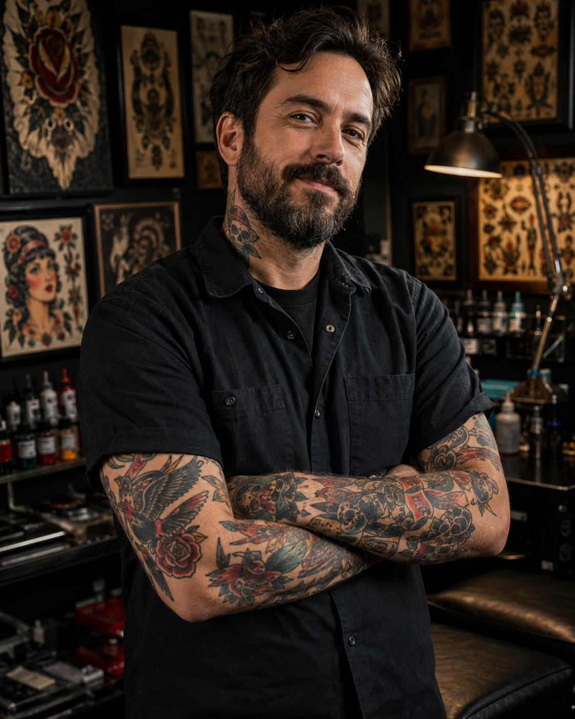 Eli Mercer, fictional tattoo artist
