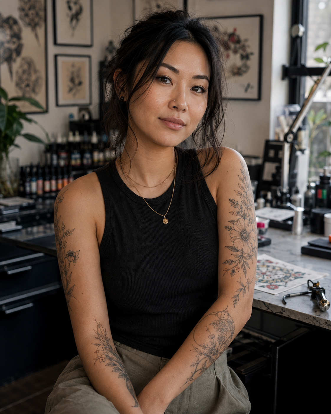 June Park, fictional tattoo artist