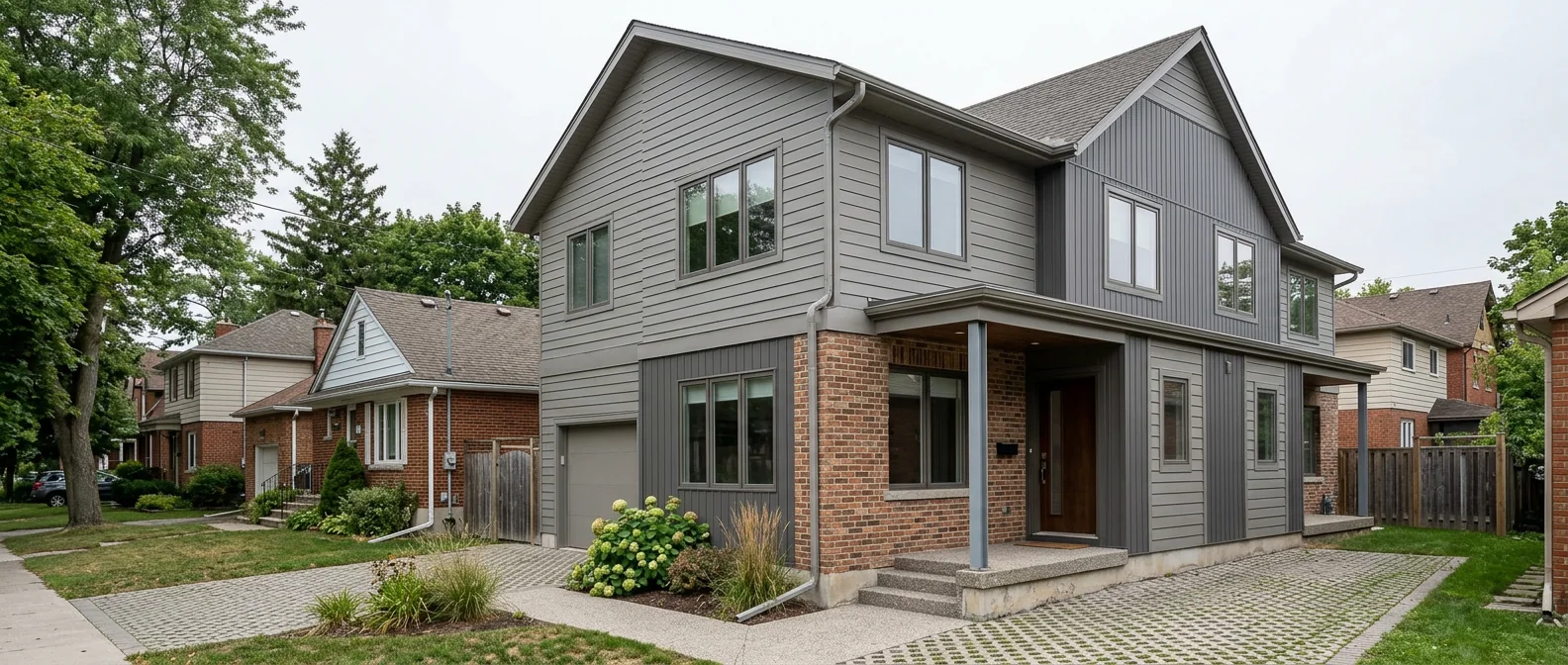 Contemporary sample home in River District