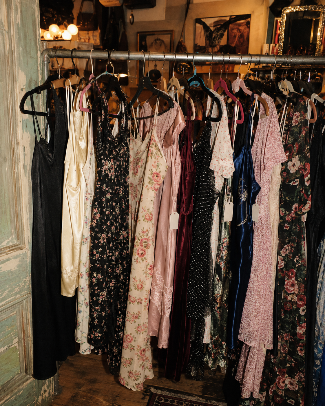 Curated vintage dress collection