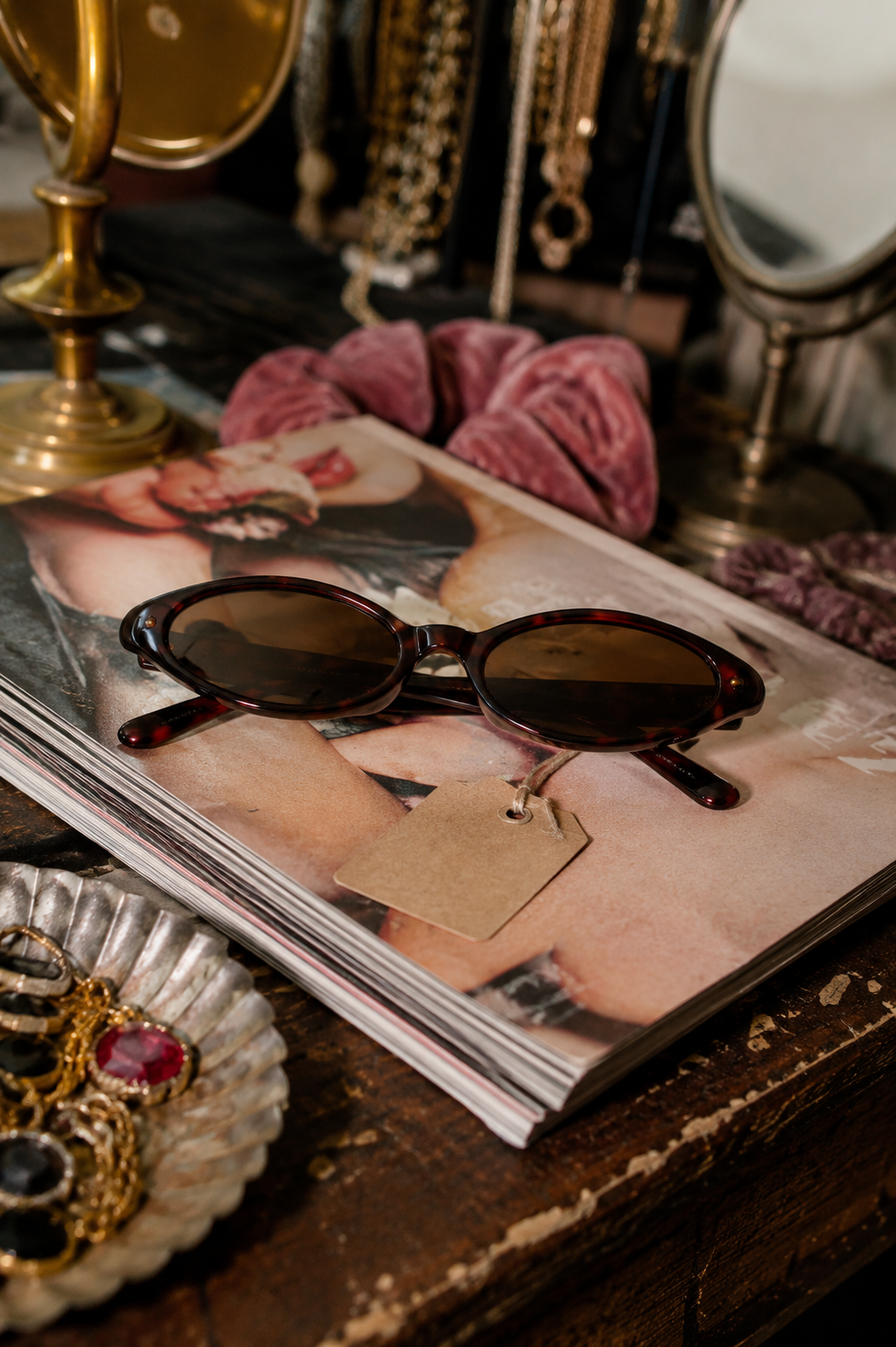 Vintage small statement sunglasses