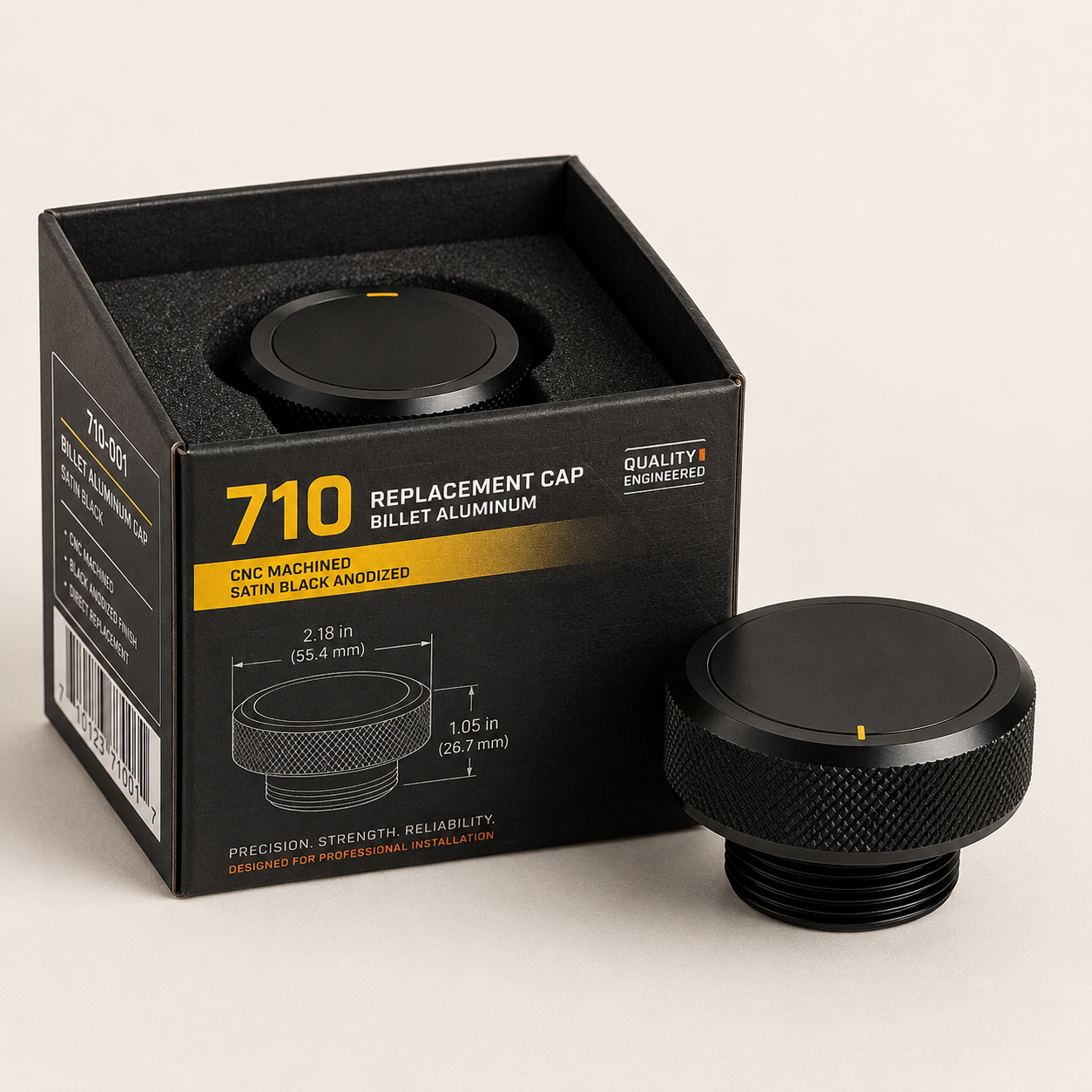 710 Replacement Cap - Billet Aluminum
