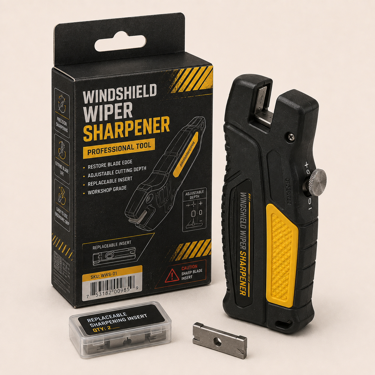 Windshield Wiper Sharpener