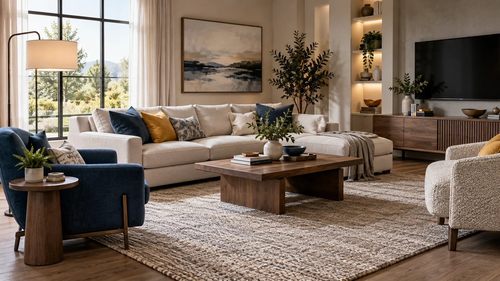 Modern living room furniture collection