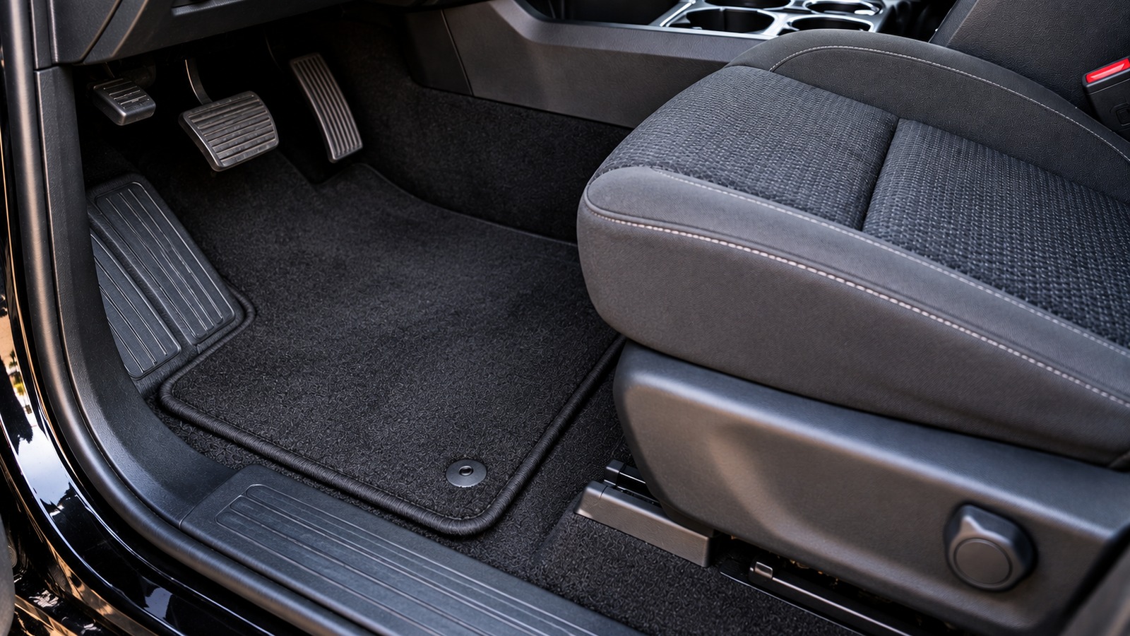 Clean vehicle interior after professional detailing